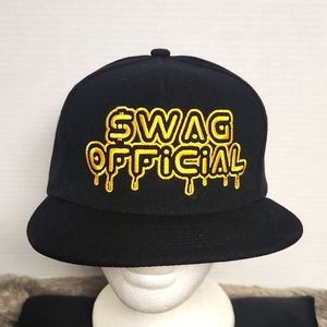 Swag Official Gold Letter Snapback Hat